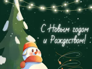 Поздравляем с Новым годом и Рождеством!