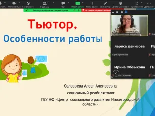 Специалист нашего центра провела семинар для специалистов учреждений социальной сферы Нижегородской области